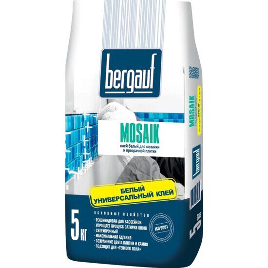Клей для мозаики Bergauf Mosaik, 5 кг